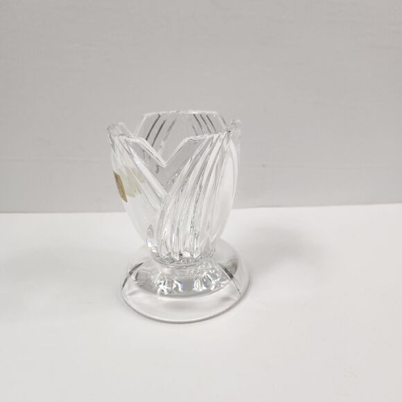 Vintage Germany Bleikristall Crystal Candle Holder / Vases 24% - Picture 4 of 8